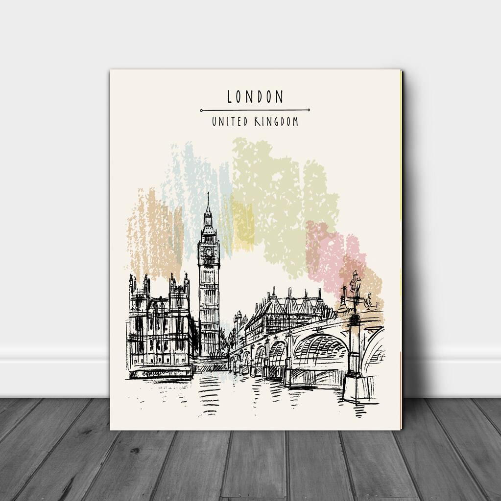 London City Illustration Art Print By Stanley Street Studio ...