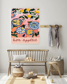 Bon Appétit Summer Food Art Print, 3 of 3