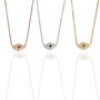 Authentic Eye Necklace Rose Or Gold Plated 925 Silver, thumbnail 4 of 9