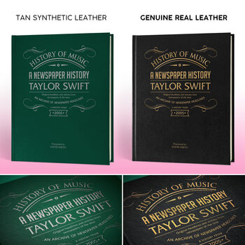 Taylor Swift Personalised Gift Music Legend Deluxe Book Swifties, 4 of 10