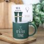 It's Tee Time Mug With Golf Tees, thumbnail 1 of 2