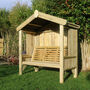 Three Seater Cottage Arbour, thumbnail 3 of 5