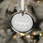 Engagement 3D Frost And Mirror Acrylic Christmas Decoration, thumbnail 1 of 5