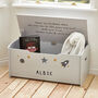 Personalised Large Grey Space Toy Box, thumbnail 1 of 4