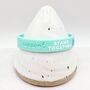 Teal Awareness Ribbon Bracelet Wristband, thumbnail 4 of 8