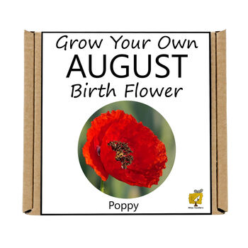 Unusual Birthday Gardening Gift. August Birth Flower, 3 of 3
