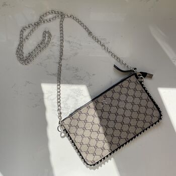 Personalised Embossed Sadie Studded Cross Body Bag, 2 of 5