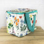 Children's Floral Design Insulated Lunch Bag, thumbnail 1 of 5
