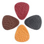 Leather Tones Texture Ukulele Picks In A Gift Tin, thumbnail 5 of 6