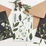 White Greenery 'Merry Christmas' Card, Gold Foil, thumbnail 1 of 3