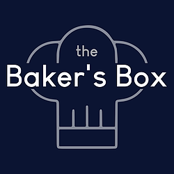 The Baker's Box Logo Blue