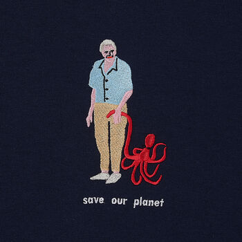 Save Our Planet Embroidered Sweatshirt, 6 of 8