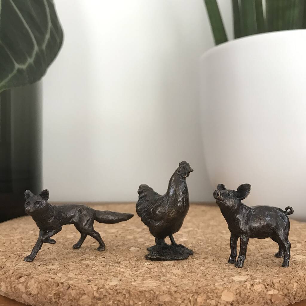 bronze labrador figurines