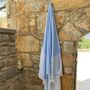 Symi Striped Peshtemal Towel Sky Blue, thumbnail 4 of 10