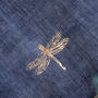 Dragonfly Foil Scarf Letterbox Gift, thumbnail 6 of 12