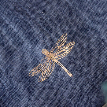 Dragonfly Foil Scarf Letterbox Gift, 6 of 12