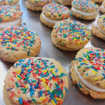 Vegan Vanilla Funfetti Cookie Sandwich – Birthday Cake, 2 of 4