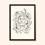 Nature Lover Floral Print, Unframed, thumbnail 2 of 6