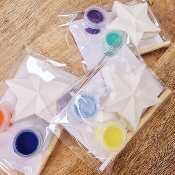 Paint Your Own Star Shape Craft Kit Party Bag Fillers, 4 of 4