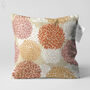 Cushion Cover With Orange Leaf Design, thumbnail 1 of 5