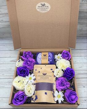 The Purple Sensation Spa Flowers Luxury Gift Box, 5 of 7