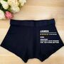 Christmas Boxers Personalised Funny Xmas Gifts For Him, thumbnail 2 of 6