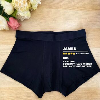 Christmas Boxers Personalised Funny Xmas Gifts For Him, 2 of 6