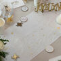 White Glittering Christmas Table Runner Two.5m, thumbnail 4 of 4