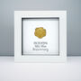 Personalised 16th Wax Anniversary Keepsake Gift Framed, thumbnail 1 of 12