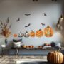 Trick Or Treat Pumpkin Wall Sticker Pack, thumbnail 3 of 3