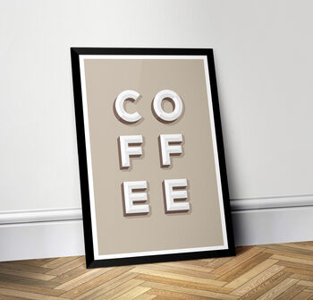 Coffee, Retro, Poster Print, 2 of 4