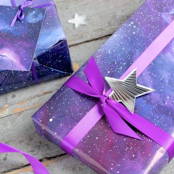 Galaxy Gift Wrapping Set, 3 of 4