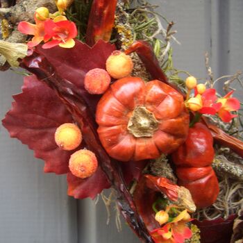 Autumn Pumpkin Wreath, 3 of 10