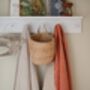 Puglia Cotton And Linen Modern, Double Sided Blanket Terracotta, thumbnail 4 of 12