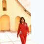 Diyu Sequin Embroidered Red Co Ord Set, thumbnail 1 of 4