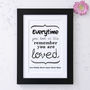 Personalised 'You Are Loved' Art Print, thumbnail 4 of 10
