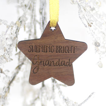 Shining Bright Grandad Memorial Ornament, 2 of 4