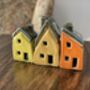 Pick And Mix Three Hand Crafted Mini Ceramic Houses, thumbnail 3 of 11