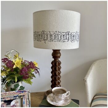 Porthleven Embroidered Lampshade, 3 of 4