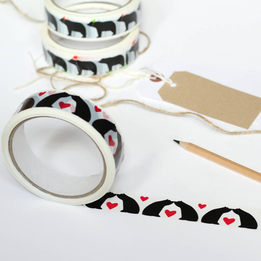 Hearts And Kisses Valentines Day Gift Tape, 1 of 5