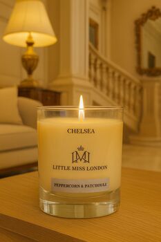 Little Miss Chelsea Peppercorn And Patchouli Scented Candle, 4 of 6