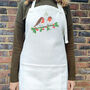 Personalised Robin Christmas Apron, thumbnail 5 of 8