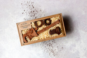 Chocolate Monkey Wrench, Nut And Bolt Gift Box, 2 of 8