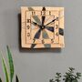 Large Numbers Blue Daisy Wall Clock, thumbnail 1 of 6