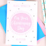 Personalised Christening Or New Baby Sun Card, thumbnail 3 of 4
