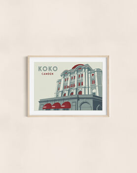 Koko Camden London Travel Poster Art Print, 3 of 6