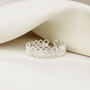 Sterling Silver Lattice Adjustable Ring, thumbnail 1 of 7