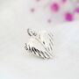 Angel Wing Sterling Silver Locket, thumbnail 1 of 12
