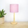 Linen Mauve Purple Lampshade, thumbnail 4 of 9