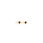 January Garnet Birthstone 18k Gold Vermeil Stud Earrings, thumbnail 1 of 3